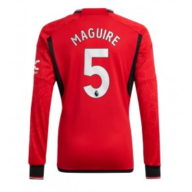 Manchester United Harry Maguire #5 Hemmakläder 2023-24 Långärmad